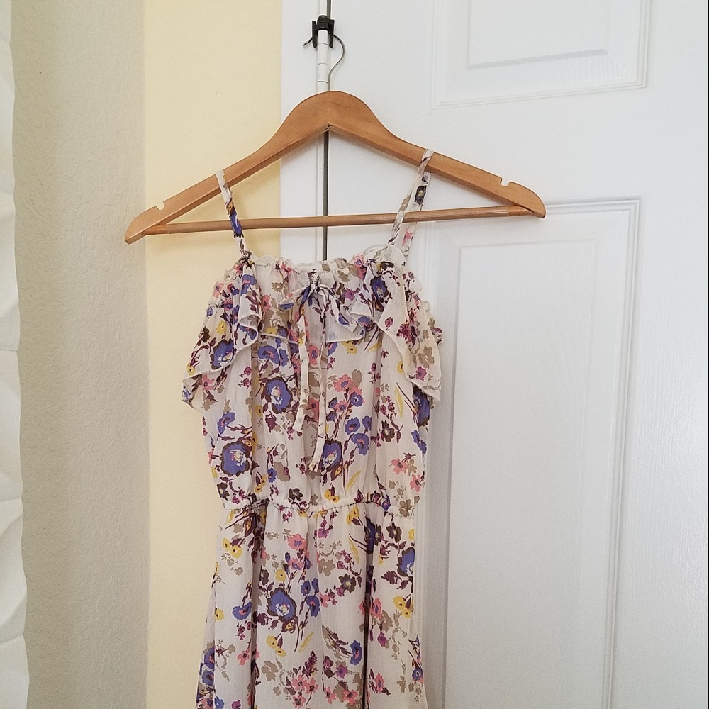 Girls Mossimo flowered dress, lined, sz S